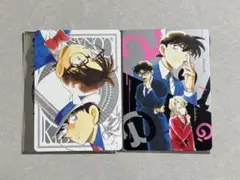 名探偵コナン グラフィックカード コナン＆キッド 新一＆優作＆有希子