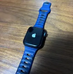 [ジャンク品]Apple Watch series6 ネイビー シリコンバンド