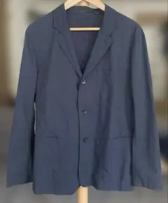 UNIQLO ユニクロ メンズ サマージャケット L ネイビー 紺 ※訳あり