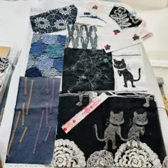 pjc.音の絵.mina perhonen.刺繍ハギレ☆*