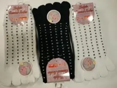 春物 ソックス 5本指 6足 新品