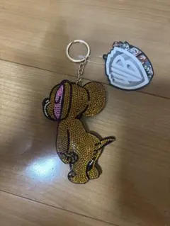 トムとジェリー キーホルダー ゴールド ブラック