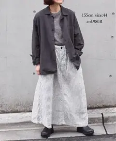 HTS コットンリネンシャツ