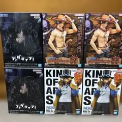 ワンピース エース　黒ひげ　サボ　フィギュアセット
