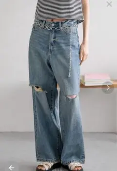ローリーズファーム　デニムパンツ