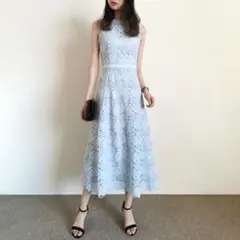 ✴️人気作 新品 ♡ Ted Baker 青 ロングワンピース