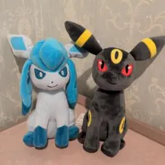 【新品タグ付き】ブイズブラッキーグレイシアもふぐっとぬいぐるみ