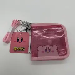 新品未使用　カービー 二つ折り財布 ピンク