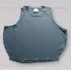 EGOIST カーキ ノースリーブ Tシャツ