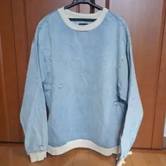 ZARA ダメージ加工 スウェット トレーナー Lサイズ