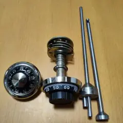 ダイヤルゲージ 最大65mm 金属製 付属品2本