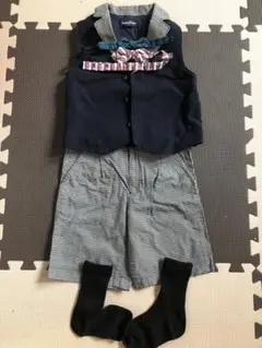 ファミリア フォーマル ベスト ズボン 蝶ネクタイ
