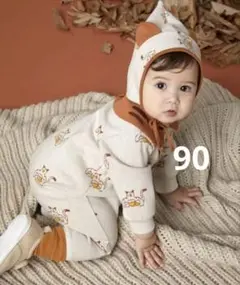 モイモルン　ポポ　ロンパース　90