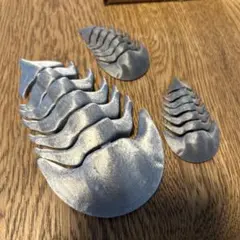 3Dプリント 三葉虫 フィギュア シルバー