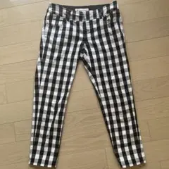 Natural Beauty Basic チェック柄パンツ S