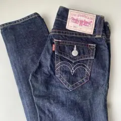 Levi's 911 フラップポケットワンウォッシュスリムデニムパンツ　27