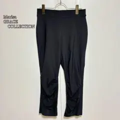 ⚫︎【Marisa】ストレッチパンツ（M）伸縮性◎黒　ヨガ　スポーツ