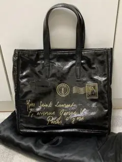 イヴサンローラン YSL ワイメールトートバッグ エナメル