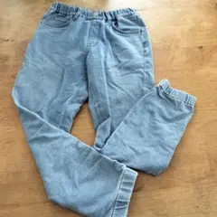 UNIQLO キッズ ボトムス 140サイズ ライトブルー