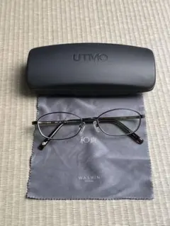 和真　UTIMO 度付き　近視 メガネ ケース付き