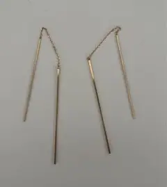 Lilas 2ラインナカオレピアスK18
