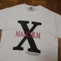 90s　MALCOM X　マルコムX　Tシャツ　1993コピーライト　シングル