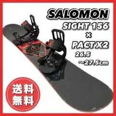 初中級者に最適!サロモン SIGHT 156 PACT X2 スノーボードセット