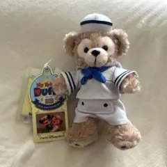 新品未使用　ダッフィー 水兵　ぬいぐるみバッジ
