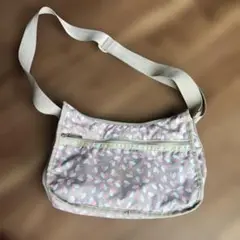 レスポ　肩掛けバッグ　ハート模様