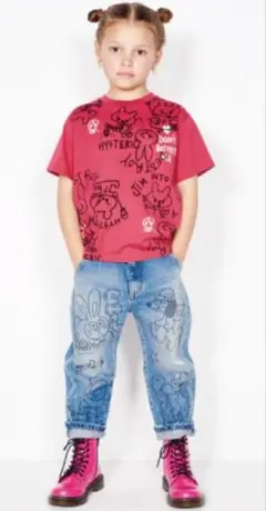 ジョーイヒステリック　プリントデニム　M
