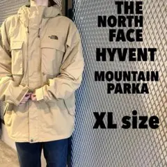 XL THE NORTH FACE HYVENT マウンテンパーカー ベージュ