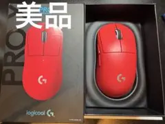 Logicool G PRO X SUPERLIGHT 赤　美品　箱付き