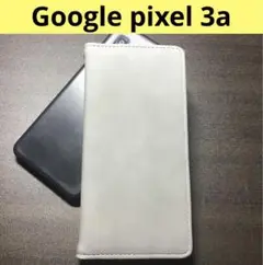 【本日発送！】google pixel 3a 手帳型スマホケース グレー　灰色