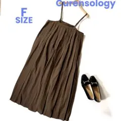 Curensology プリーツ キャミワンピース 2663 秋