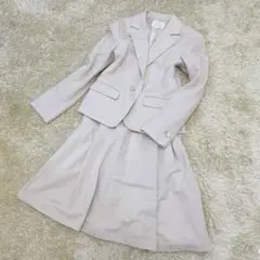 【極美品】23区 セットアップ スカート アイボリー ライン セレモニー お受験
