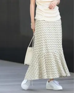 Ray BEAMS ラッセルレースマーメイドスカート
