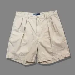 90s Polo Ralph Laurenポロラルフローレン ショーツ ベージュ