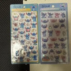スティッチ ボンボンドロップシール 2点セット