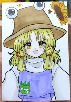 手描きイラスト☆東方project 洩矢諏訪子
