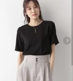 GLOBAL WORK シャーリングコンパクトT 黒