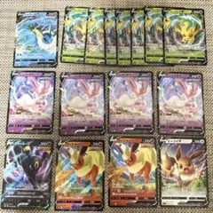 ポケカブイズ16枚ブラッキーVイーブイVブースターVニンフィアVシャワーズVリー