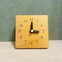 ヒノキの木の時計 置き時計 掛け時計 檜