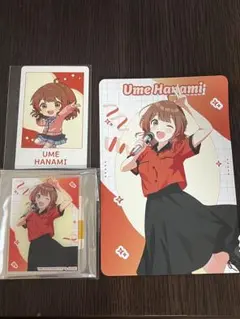 学マス ラウンドワン 花海佑芽 ポストカード アクリルカード イラストカード