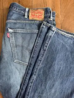 【タイムセール中】Levi's ストレートデニム W38 L32 ブルー
