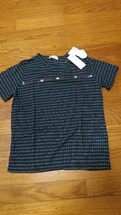 T''bisStudio ネイビー ストライプ柄 Tシャツ Mサイズ