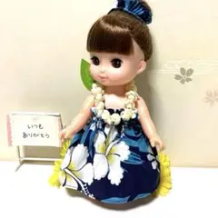 メルちゃんソランちゃんAlohaワンピース　♪342