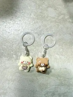 めじるしアクセサリー 2つセット くま