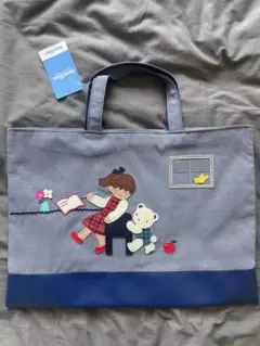 familiarファミリア デニムバッグ レッスンバッグ
