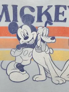 【Disney ディズニー ミッキー プルート キャラクター Tシャツ XL】