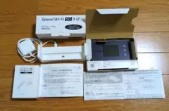 Speed Wi-Fi 5G X12 シャドーブラック クレードル付き　美品